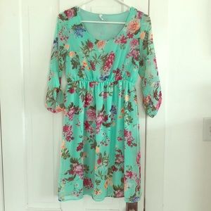 NEW! Floral Maternity Dress